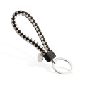 Hot Sale DIY Hand-made PU Leather Keychain Braided Rope Style Keychain